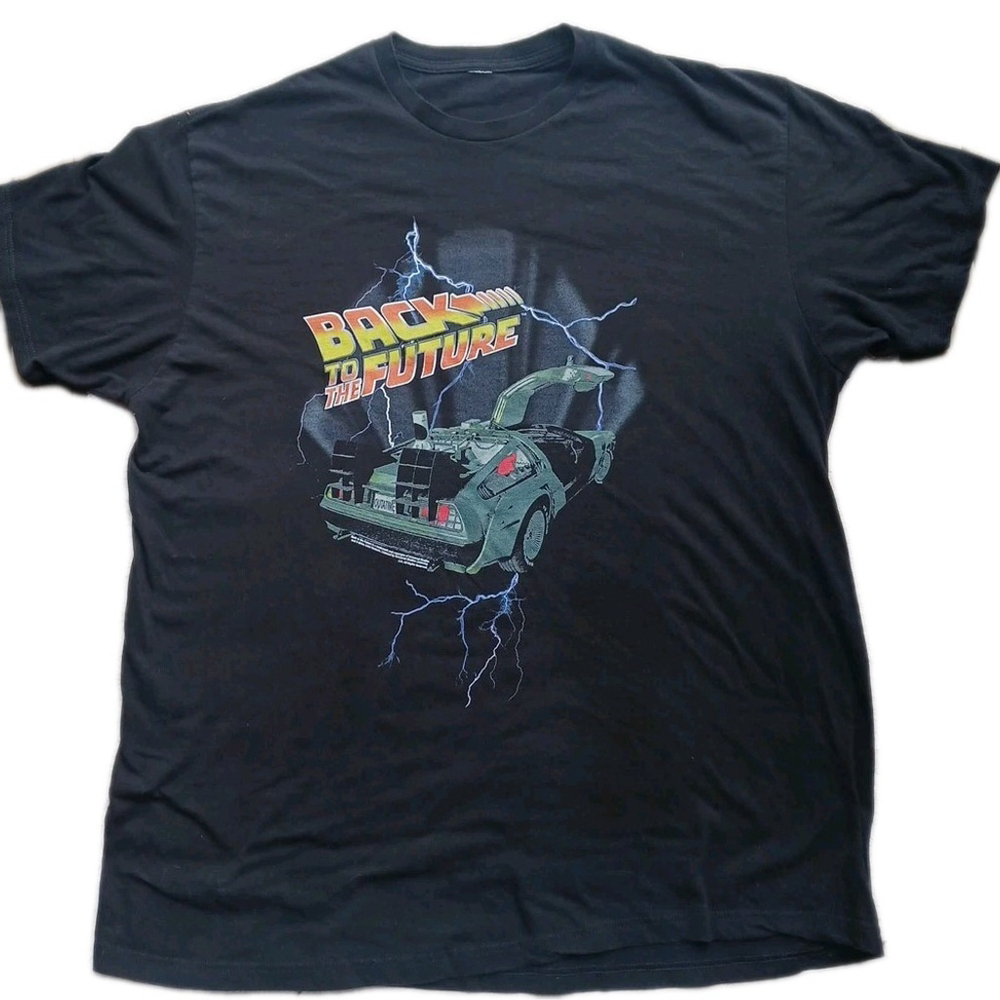 Back To The Future DeLorean Logo Shirt 2XL